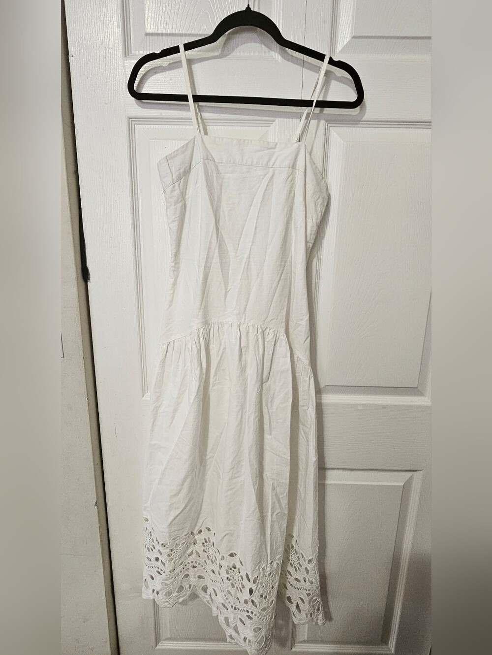 White Spaghetti Strap Maxi Dress
